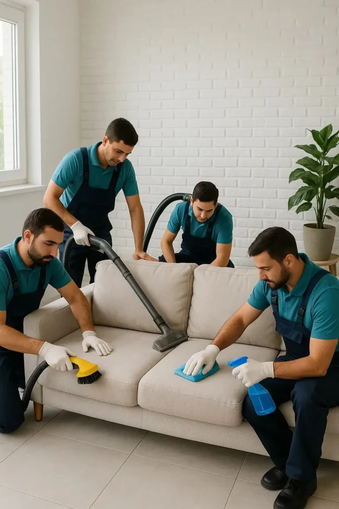 "عمال محترفين من شركة الوادي المضيء"