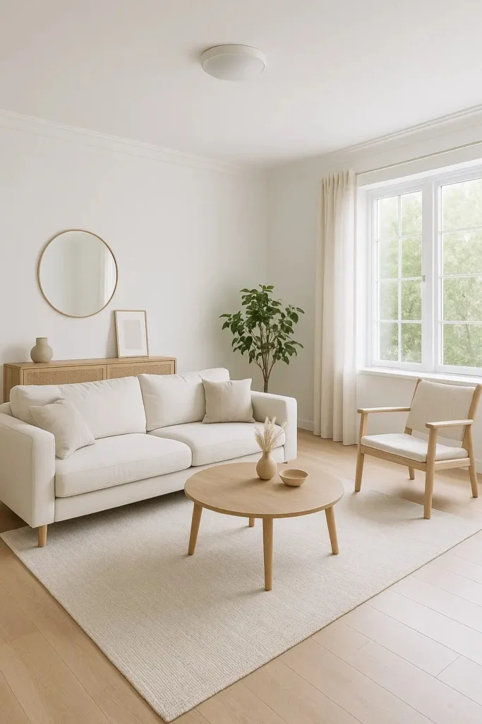 "منزل نظيف بعد خدمة شركة تنظيف المنازل من الوادي المضيء"